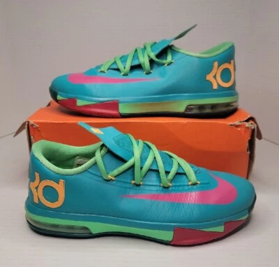 Nike KD VI Youth GS Hero Pack Air Max Turbo Zapatos de Baloncesto Talla 6.5Y 599477 304 Foto 1 de 4
