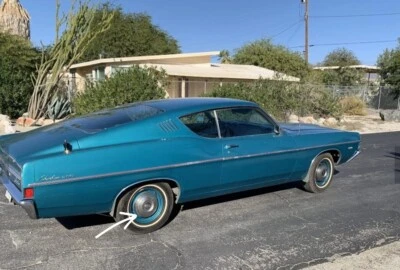 Ford Crest Fairlane Torino Falcon 1968-70 plato para perro tapacubos parte # C8AZ-1130-D Foto 1 de 4