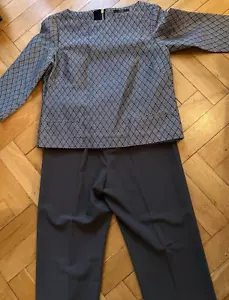 graublaues edles Blusenshirt von Windsor, Gr. 36 - Bild 1 von 4