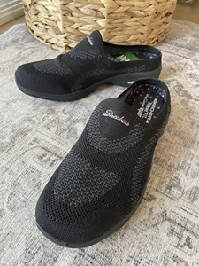 Skechers Relaxed Fit Air-Cooled Memory Foam Slip On Sneaker Mule 100310 Size 9 - Picture 1 of 7
