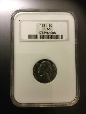 1951 NGC PF 66Jefferson Nickel - Image 1 of 2