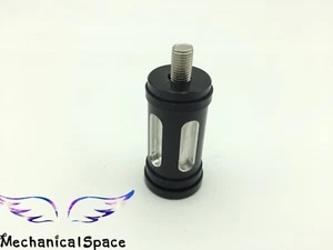 Black CNC Deep Edge Cut Billet Aluminum Mounting Shifter Shift Peg for Harley - Picture 1 of 4