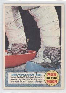 1969 O-Pee-Chee Man on the Moon Neil Armstrong Armstrong's Moon Shoes #48B lb9