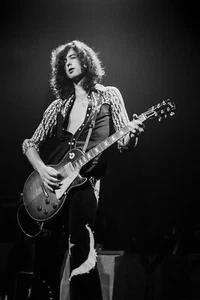 Jimmy Page - Led Zeppelin - Premium Hochglanz Kunstdruck Poster. (012P) (24”x36” - Bild 1 von 4