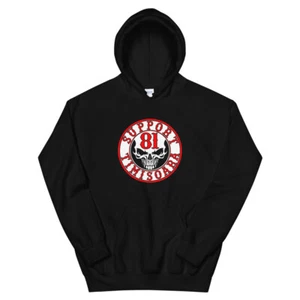 01 Hells Angels Timisoara Support81 SCULL Black Hoodie - Bild 1 von 17