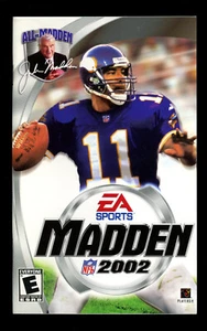 Madden NFL 2002 (Sony PlayStation 2 PS2) **SOLO MANUAL DE INSTRUCCIONES** - Imagen 1 de 2