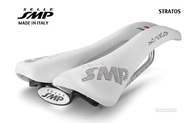 NUEVO Sillín Selle SMP STRATOS: BLANCO - ¡HECHO EN iTALY! Foto 1 de 4