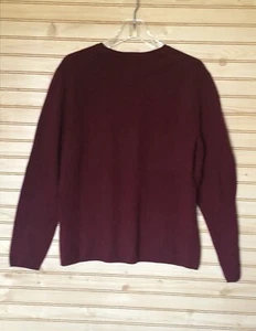Maglione girocollo Prive Cashmere Marrone Morbido Classico Donna XL - Foto 1 di 7