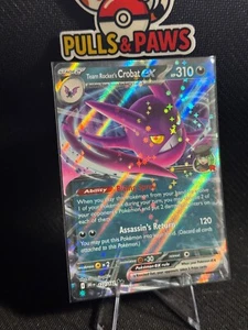 Team Rocket's Crobat ex 122/182 Sv10: Destined Rivals Holo NM - Picture 1 of 2