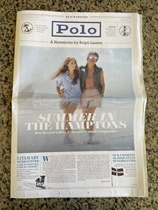 Polo Ralph Lauren Newsletter Zeitung 2025 Ausgabe 2 Hamptons Beach Edition - Bild 1 von 13