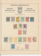 Bosnien und Herzegowina 1879-1918 fast komplett