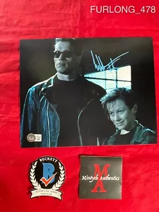 EDWARD FURLONG AUTOGRAPHED SIGNED 8x10 PHOTO! TERMINATOR 2! JOHN CONNOR! BECKETT - Picture 1 of 3