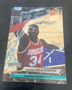 1992-93 Fleer Ultra Hakeem Olajuwon #204 NBA Jam Dunk Rank 4 Houston Rockets - Bild 1 von 2