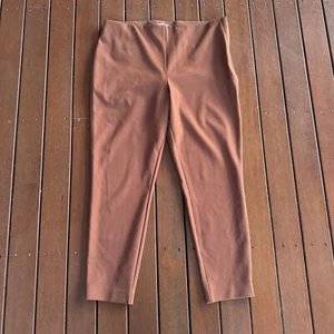 Witchery Size 16 Brown Pants Straight Leg Business Cocktail - Picture 1 of 8