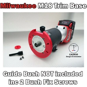 Base de enrutador de repuesto de ajuste compatible con Milwaukee M18 con tornillos - INC P&P - Imagen 1 de 11