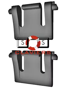 Acer PR1101U Keyboard Spare Replacement Tilt Leg Stand Foot Feet Set - Picture 1 of 3