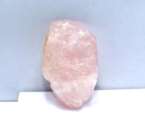 153 CT Naturel Rose Quartz Madagascar Certifié Uncut Ample Pierre Précieuse - Picture 1 of 3