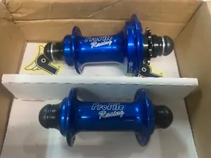 Profile Racing Blue Hub Set Wheel Hubs Rhd BMX Bike Right 9T 9T - Picture 1 of 2