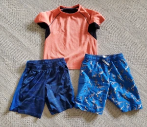 Cat &Jack Boys Swim Trunks ,Small (6/7) +athletic shorts and T shirt - Picture 1 of 5