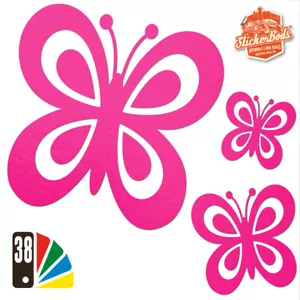 25 BUTTERFLY STICKERS DECALS for Car | Wall | Home - 38 Colours (S2) - Picture 1 of 33