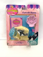 LITTLEST PET SHOP BABY SHAMU WITH SEASHELL CRADLE sea world CUCCIOLANDIA LPS old