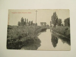 Payette Idaho Postcard Irrigation Ditch ID - Picture 1 of 2