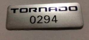Genuine Ford BA BF Build Number Badge FPV F6 Tornado 0294 - Imagen 1 de 1