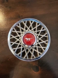 1974-1978 Ford Mustang II OEM Ghia Chrome Wheel Center Hub Cap OEM - Picture 1 of 10