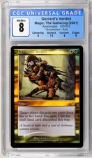 GERRARD'S VERDICT Apocalypse Foil CGC 8.0 Graded MTG [Card Kingdom]