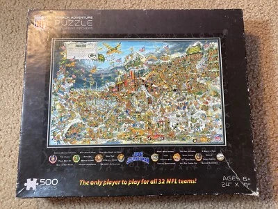 NFL Green Bay Packers 500 Piece Search Puzzle "Find Joe Journeyman" - Used - Image 1 of 4