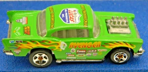 Vintage Hot Wheels -`57 Chevy Bel Air Gasser - Green - 1976 Thailand - Sm. Chips - Picture 1 of 7