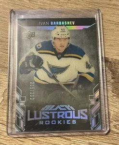2017-18 SPx UD Black Lustrous Rookies /299 Ivan Barbashev #LR-IB Rookie RC - Picture 1 of 1