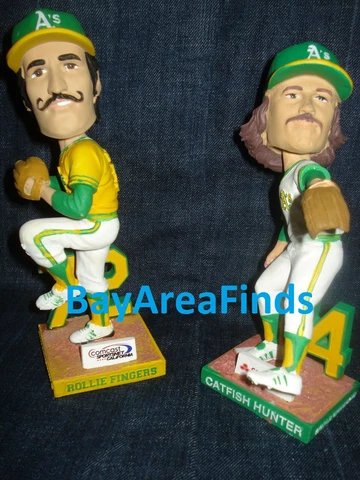 Oakland Athletics A's Rollie Fingers & Jim "Catfish" Hunter Bobblehead SGA Cover