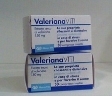 Valeriana Viti Marco Viti Compresse Rivestite 30 pezzi 2 Confezioni