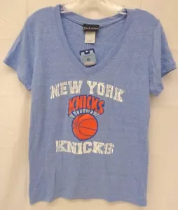 New York Knicks Womens M Triblend Raglan V-neck Shirt 7502 - Picture 1 of 2