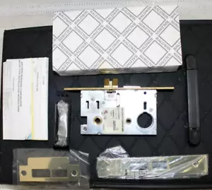 Baldwin Mortise Lock Corpo 6315.030.RLS Leva Destra Resistenza Ottone Lucido - Foto 1 di 6