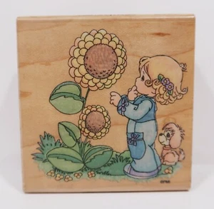 Estampilla de goma Stampendous 1995, UQ003 The Sky's The Limit, Child & Puppy - Imagen 1 de 3