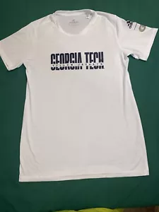 Adidas Georgia Tech Yellow Jackets Creator Tee Weiß Kurzarmshirt Herren L - Bild 1 von 10