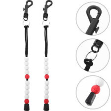 Red Scoring Beads for Women's Golf - 2 Pcs Plastic Counters