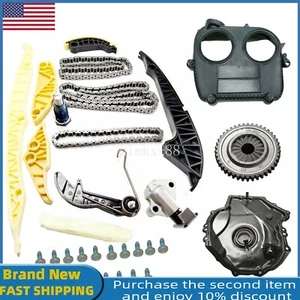 16 Pcs EA888 Engine Timing Chain Kit For VW Jetta Golf Tiguan AUDI A4 A6 Q5 TT - Picture 1 of 13
