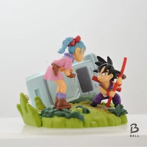 Dragon Ball Z Bulma Goku Colección Cápsula Figura Juguete MegaHouse Japón Anime - Imagen 1 de 14
