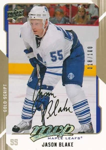 2008-09 Upper Deck MVP GOLD SCRIPT #274 JASON BLAKE - x/100 - Maple Leafs - Bild 1 von 1