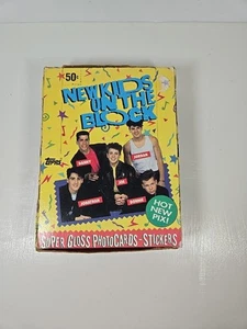 1989 Topps New Kids On The Block Series 1 Trading Card Box X-Out 36 Sealed Packs - Picture 1 of 8