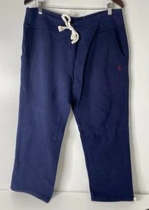 Pantalones deportivos Polo Ralph Lauren para hombre con cordón azul marino rojo pony talla grande - Imagen 1 de 5