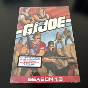G.I. JOE A REAL AMERICAN HERO SEASON 1.3 New Sealed 4 DVD Set - Picture 1 of 3