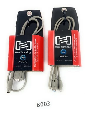 HOSA DBK-103 3foo DB25 Serie Hembra/8 Pin MINI DIN Cable Módulo de Sonido Interfaz Foto 1 de 2