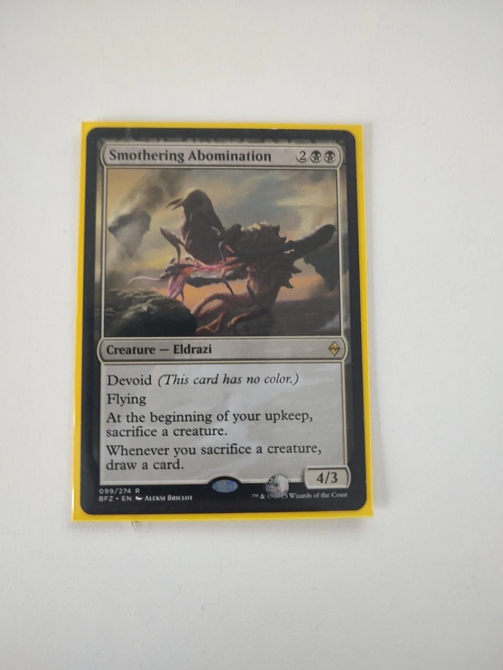 MTG Smothering Abomination Battle for Zendikar Rare Card NM Condition - Image 1 of 1