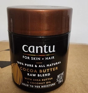 Cantu Skin Therapy Raw Blend with Cocoa Butter For Skin+ Hair 156g -New - Picture 1 of 2