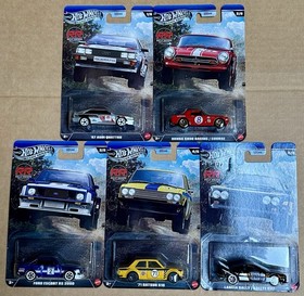 Hot Wheels Silver Series 2026 Rally Racers Complete Set of 5