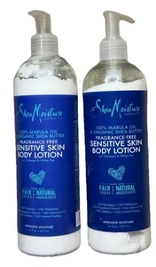 2X Shea Moisture Fragrance Free Sensitive Skin Body Lotion 16 fl oz DISCONTINUED - Picture 1 of 10